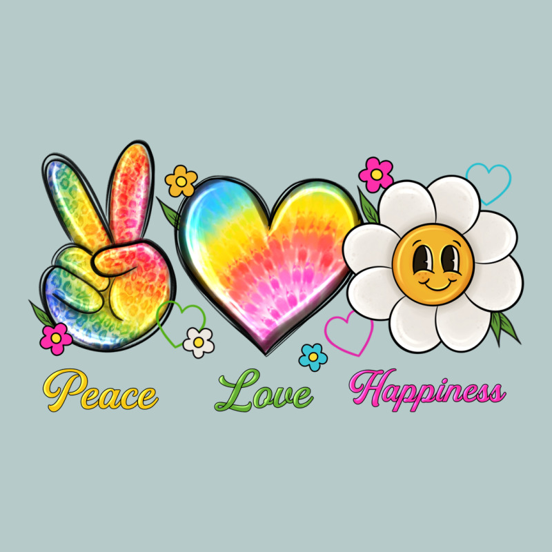 Peace Love Happiness Heavy Core Tee by NancyCooperArtShop | Teevron