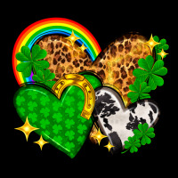 St. Patrick's Day Hearts With Leopard Heavyweight Sweatshirt | Teevron