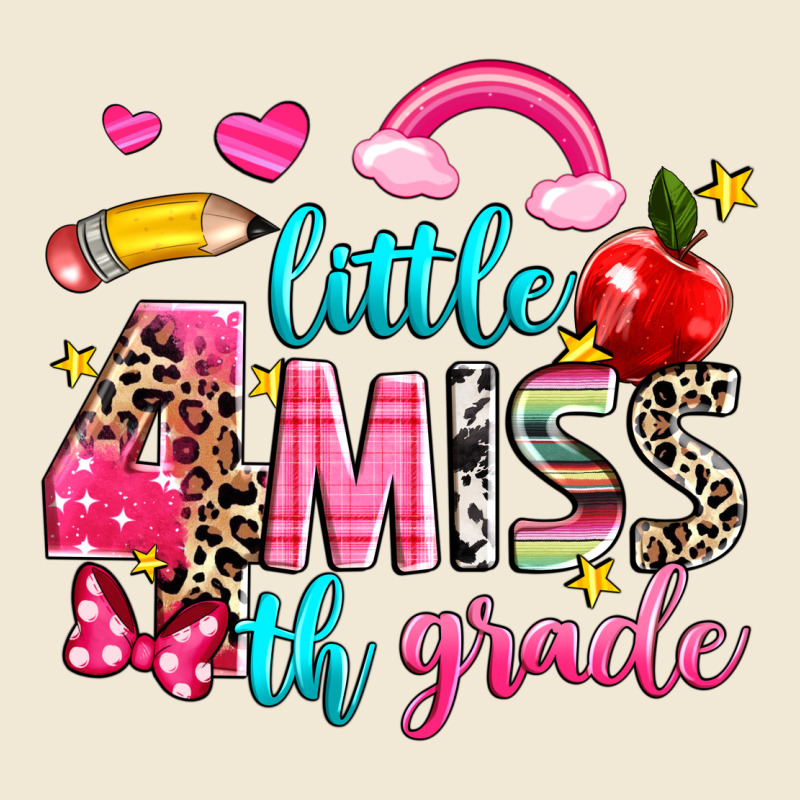 Little Miss Fourth Grade Ladies Tee by NancyCooperArtShop | Teevron