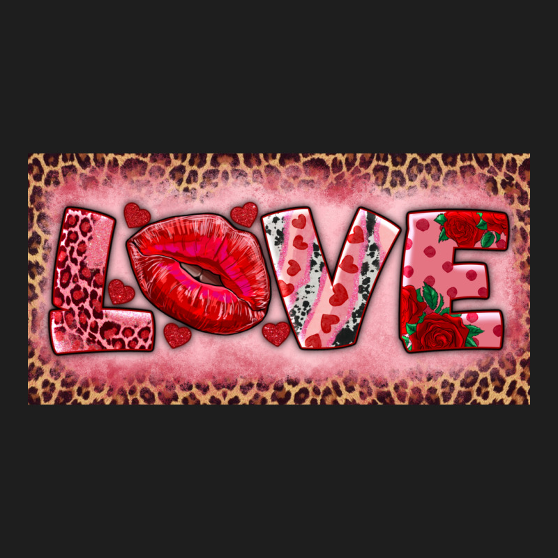 Pink Love Kiss Valentine's Day Classic Tee by RanaPortraitStore | Teevron