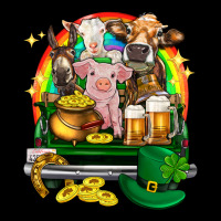 St. Patrick's Day Farm Animals On Truck Heavyweight Sweatshirt | Teevron