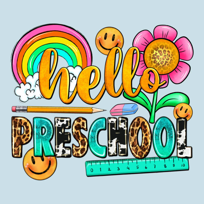 Hello Preschool Ladies Tee by NancyCooperArtShop | Teevron