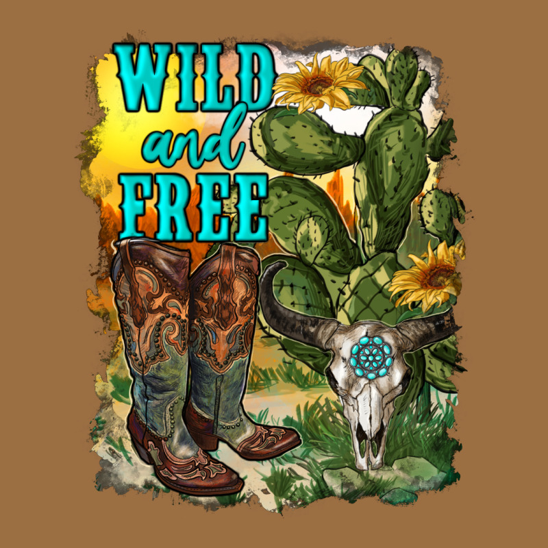 Wild And Free Cowgirl Boots Vintage Tee by RanaPortraitStore | Teevron