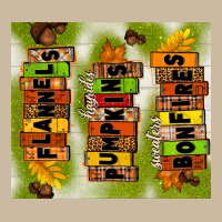 Flannels Hayrides Pumpkins Bonfires Fall Long Sleeve Tee | Teevron