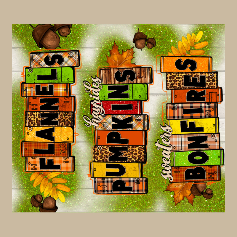 Flannels Hayrides Pumpkins Bonfires Fall Long Sleeve Tee by TumblerDesignByShophia | Teevron