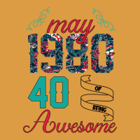 Made In May 1980 40 Years Of Being Awesome Urban Heavy Tee | Teevron