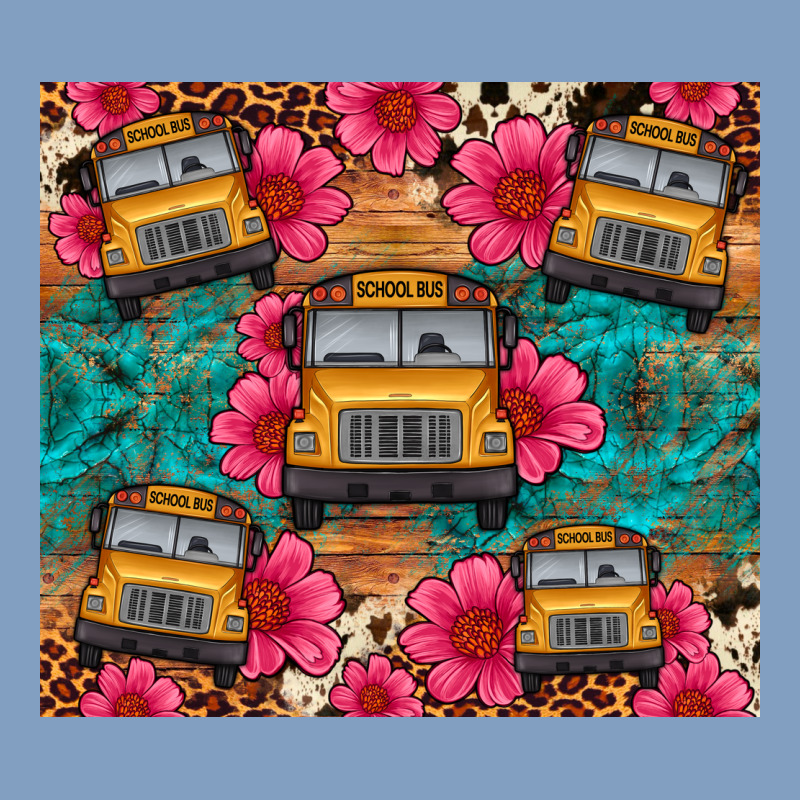 School Bus Leopard Cowhide Urban Hoodie by Artiststas | Teevron
