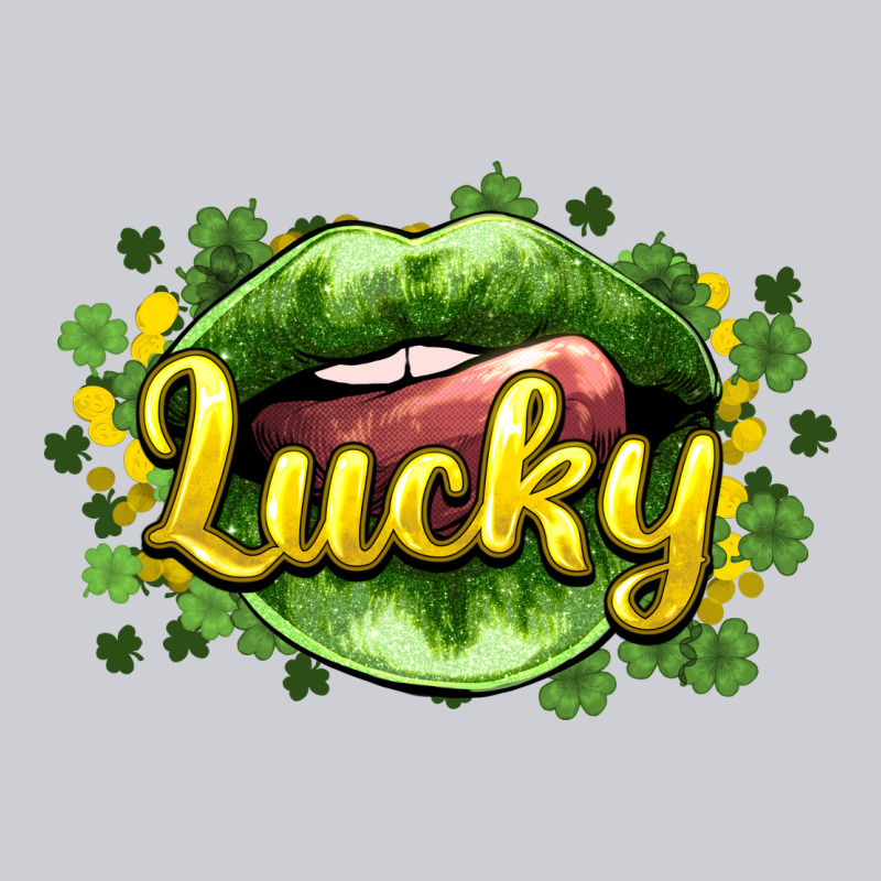 St. Patrick's Day Lips Lucky Heavyweight Sweatshirt by HowdyJamesFarm | Teevron