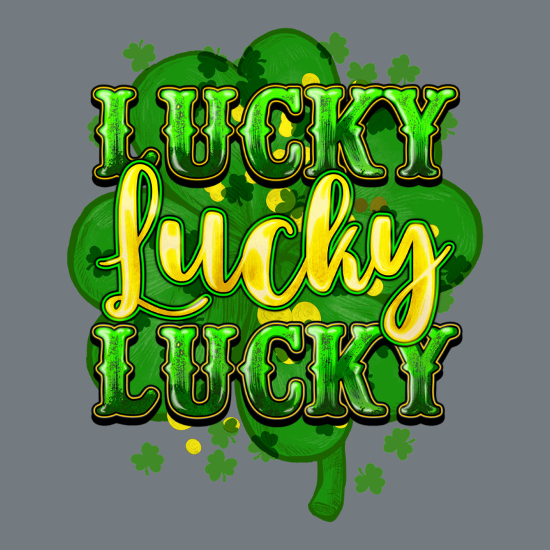 Lucky Lucky Lucky Clover St. Patrick's Heavyweight Sweatshirt by HowdyJamesFarm | Teevron