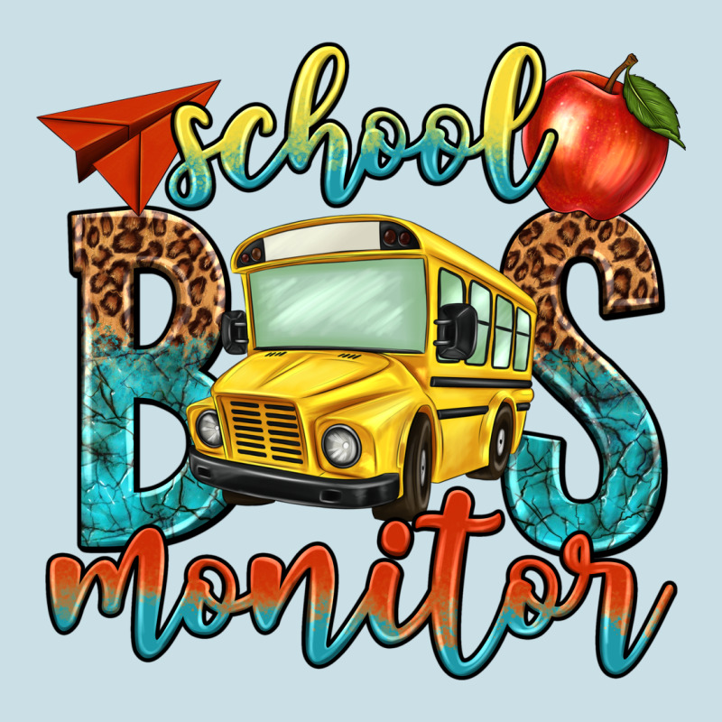School Bus Monitor Ladies Tee by NancyCooperArtShop | Teevron