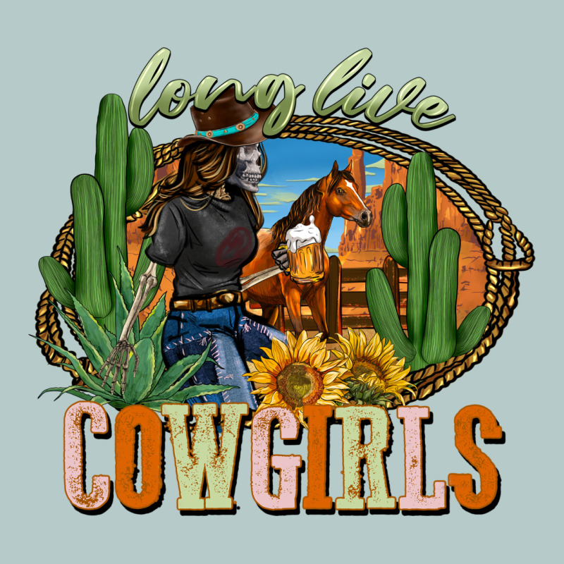 Long Live Cowgirls Heavy Core Tee by NancyCooperArtShop | Teevron