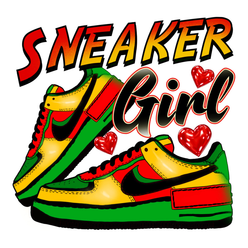 Sneaker Girl Zipper Hoodie by FaDigitalArtStudio | Teevron