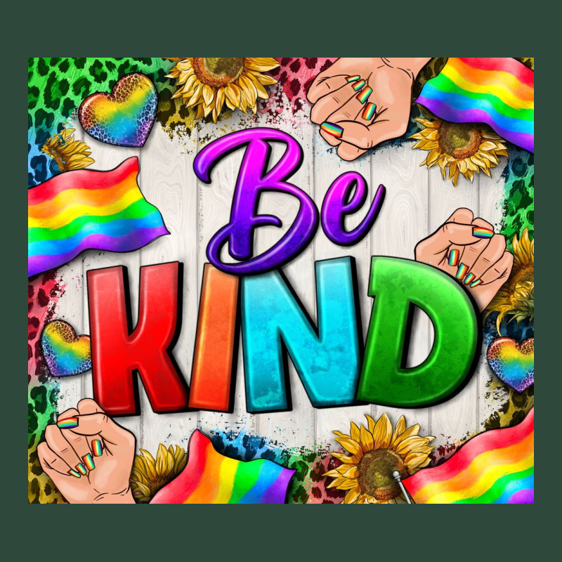 Western Be Kind Lgbtq Tumbler Zipper Hoodie by BundleAndBundleShop | Teevron