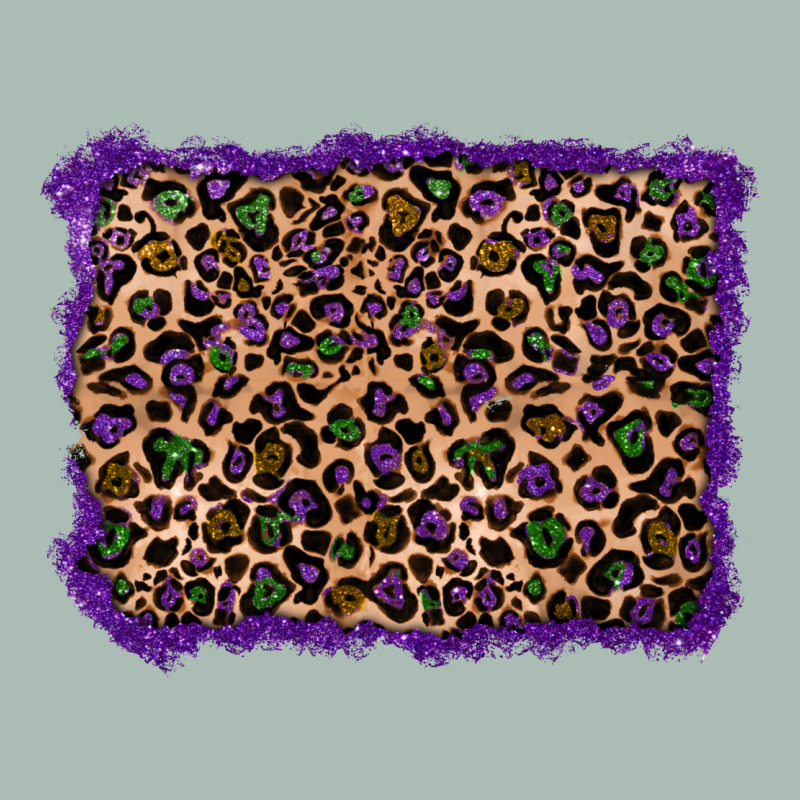 Mardi Gras Leopard Background Classic Tee by RanaPortraitStore | Teevron