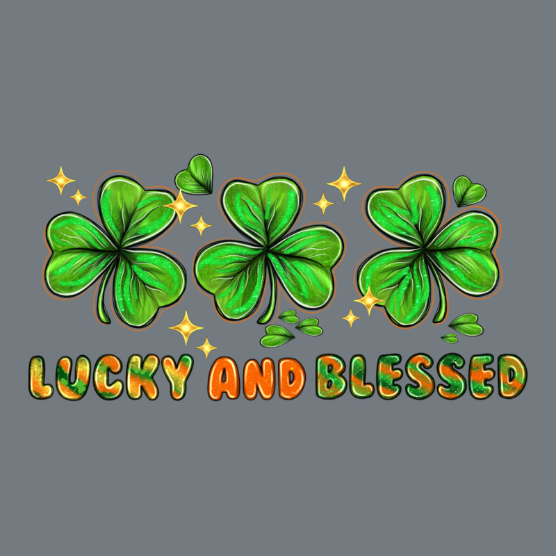 St. Patrick's Day Lucky And Blessed Heavyweight Sweatshirt by HowdyJamesFarm | Teevron