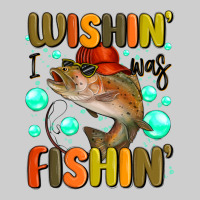 Wishing I Was Fishing Premium Tee | Teevron