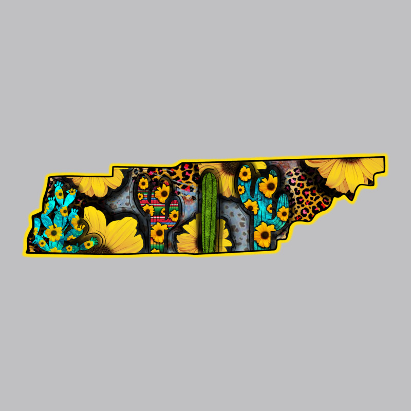 Western Tenessee Map Sunflower Pattern Classic Tee by Bettercallsaul | Teevron