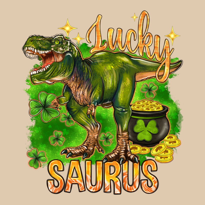 St. Patrick's Day Lucky Saurus Heavyweight Sweatshirt by HowdyJamesFarm | Teevron
