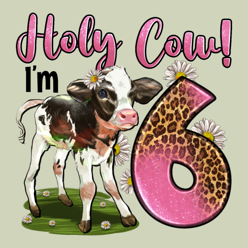 Holy Cow I'm 6 Years Old Heavyweight Hoodie by LillyAllenDesigns | Teevron