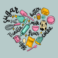 Vanilla Eggs Sugar Cocoa And Kitchen Heart Heavy Core Tee | Teevron