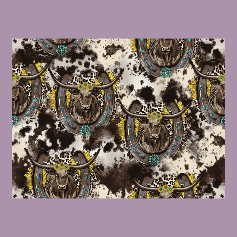Longhorn Pattern Heavyweight Hoodie by CowhideDigitalArt | Teevron