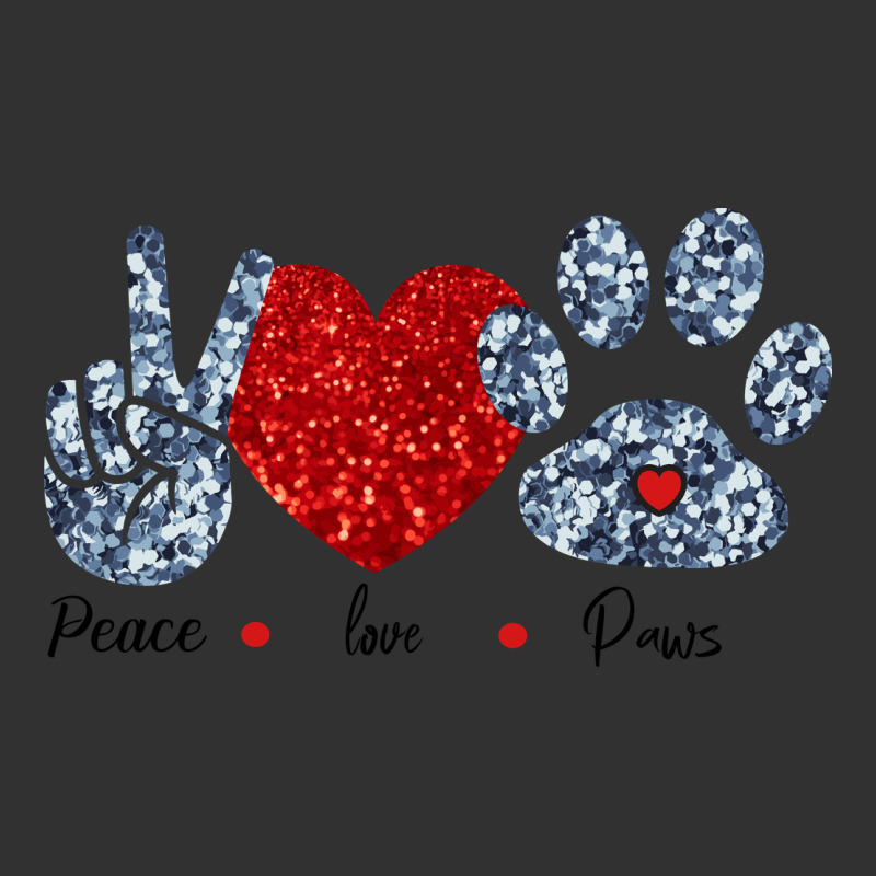 Peace Love Paws Urban Heavy Tee by Bettercallsaul | Teevron