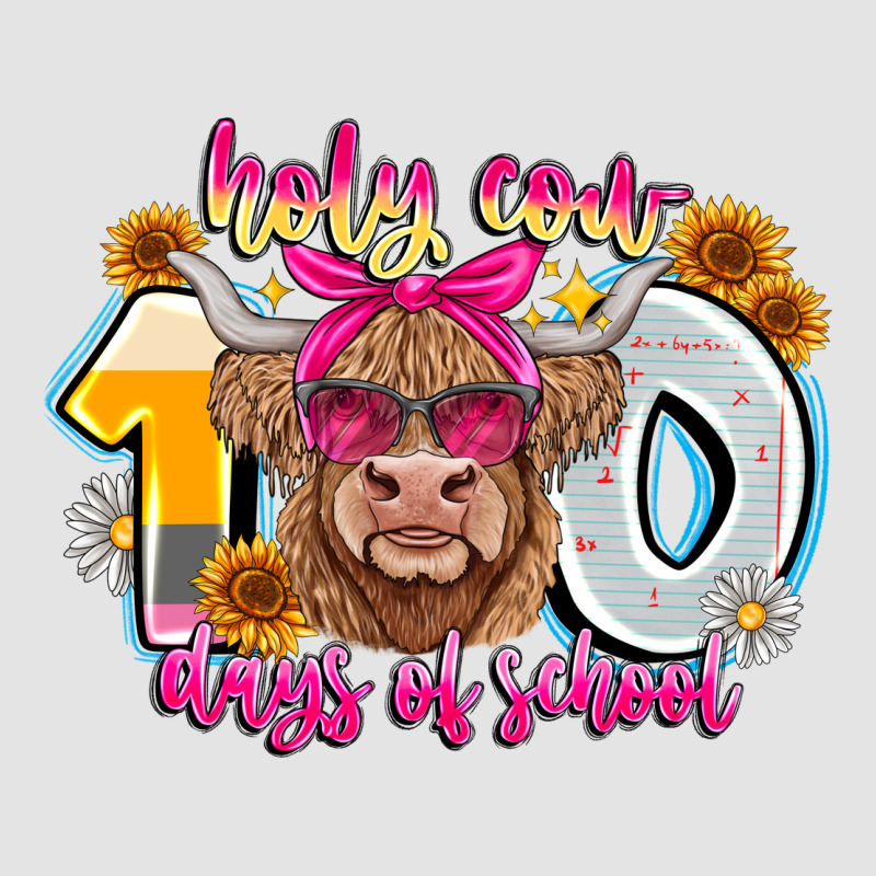 Holy Cow 100 Days Of School Premium Sweatshirt by CowhideDigitalArt | Teevron