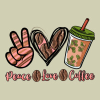 Peace Love Coffee Heavy Core Tee | Teevron