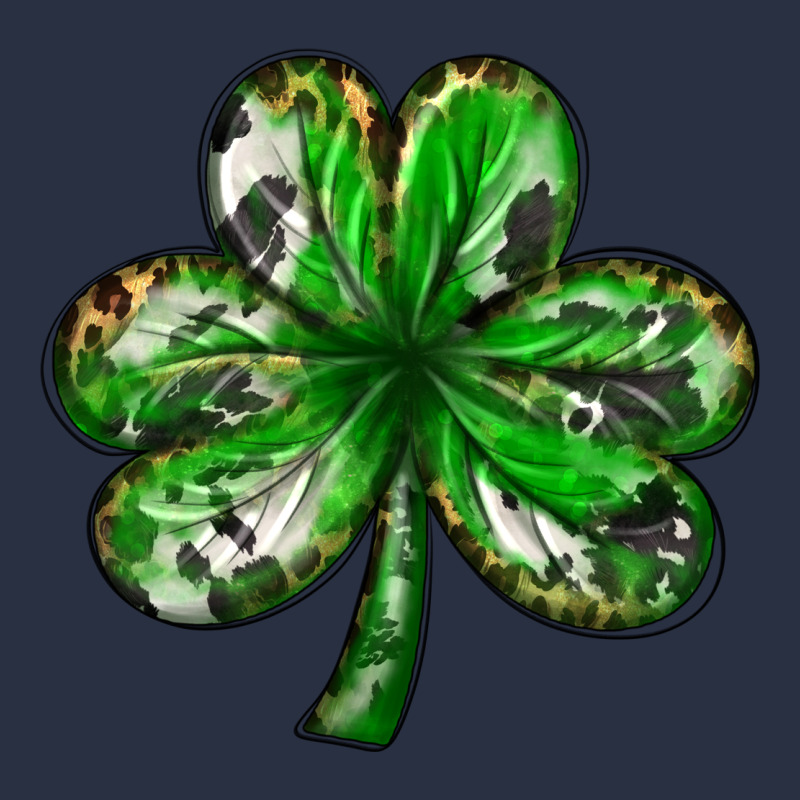 Shamrock With Leopard And Cowhide St. Patricks Day Heavyweight Sweatshirt by HowdyJamesFarm | Teevron