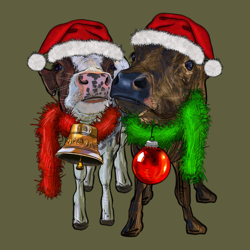 Two Christmas Heifers Vintage Tee by RanaPortraitStore | Teevron