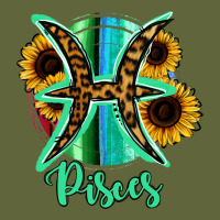 Pisces Zodiac Sign Sunflower Leopard Serape Classic Tee | Teevron