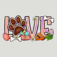 Easter Love Dog Paw Zipper Hoodie | Teevron