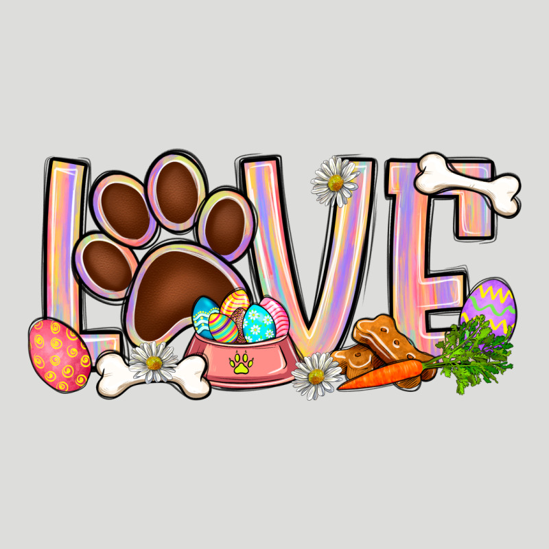 Easter Love Dog Paw Zipper Hoodie by BundleAndBundleShop | Teevron