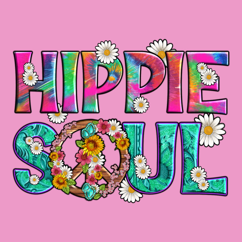 Hippie Soul With Tie Dye And Flowers Urban Hoodie by Artiststas | Teevron