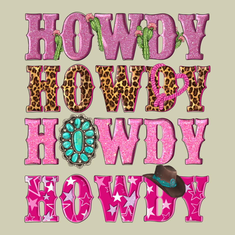 Pink Howdy Howdy Howdy Heavy Core Tee by NancyCooperArtShop | Teevron
