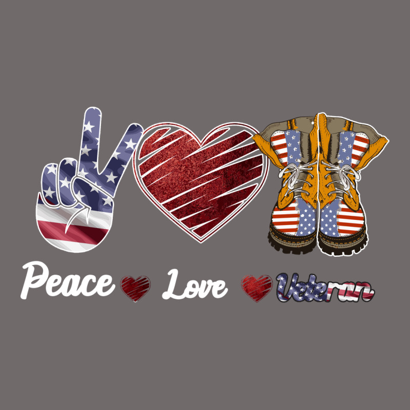 Peace Love Veteran Urban Heavy Tee by Bettercallsaul | Teevron
