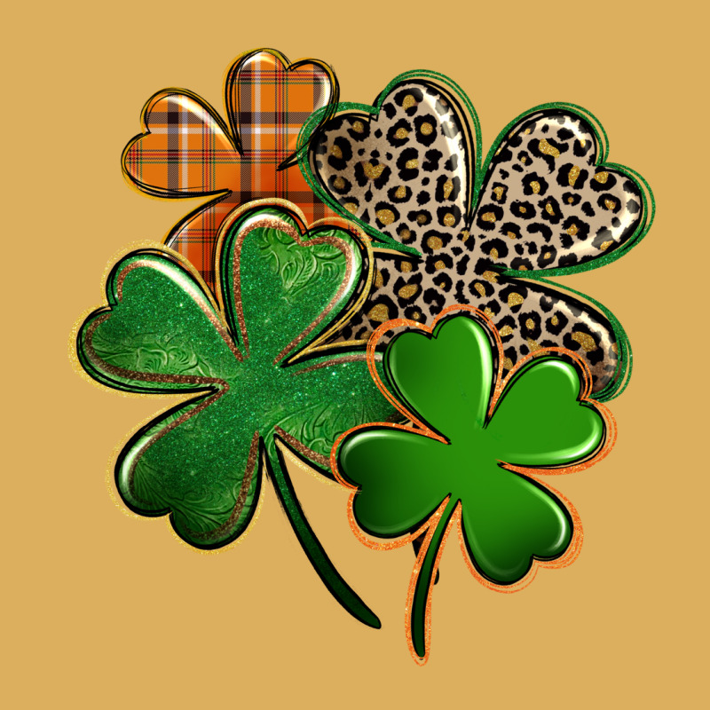 Leopard Shamrock St. Patricks Day Premium Hoodie by FaDigitalArtStudio | Teevron