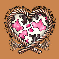 Western Cowhide Heart Heavyweight Hoodie | Teevron