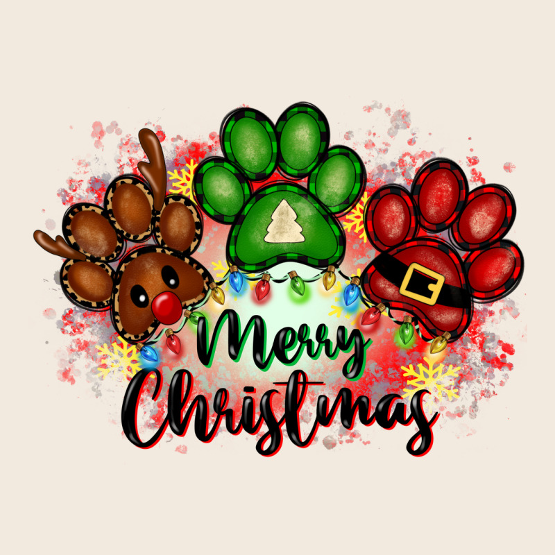 Merry Christmas Paws Zipper Hoodie by FaDigitalArtStudio | Teevron