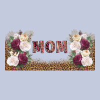 Mom Burgundy Flowers With Leopard Long Sleeve Tee | Teevron