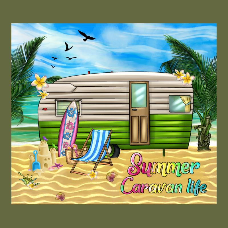 Summer Caravan Life Long Sleeve Tee by TumblerDesignByShophia | Teevron