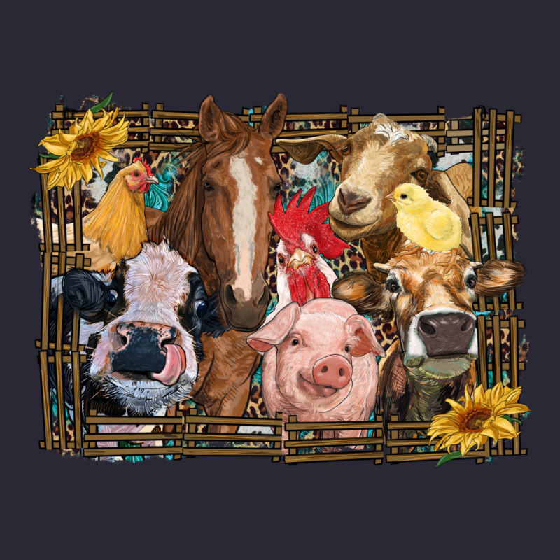Western Farm Animals Vintage Tee by RanaPortraitStore | Teevron