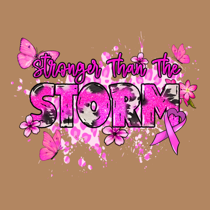 Stronger Than The Storm Cancer Awareness Long Sleeve Tee by HowdyJamesFarm | Teevron