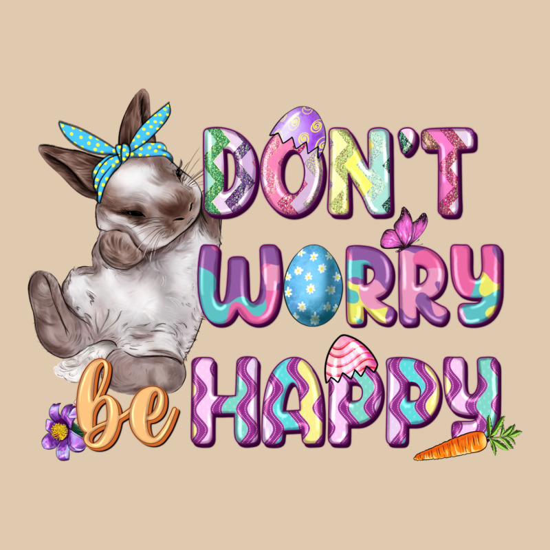 Don't Worry Be Happy Easter Heavyweight Sweatshirt by CowGirlArtShop | Teevron