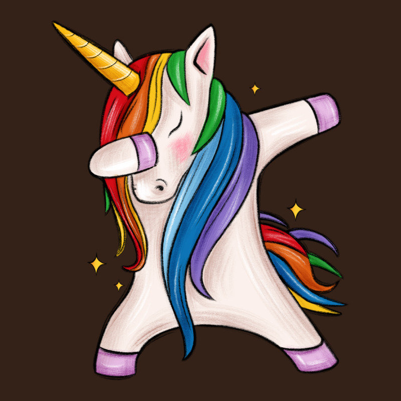 Dabbing Unicorn Heavy Core Tee by MaliasSmallBusiness | Teevron