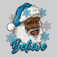 Winter Christmas African American Santa Believe Premium Tee | Teevron