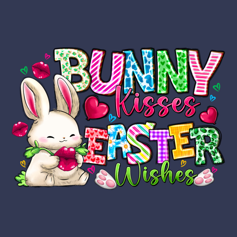 Bunny Kisses Easter Wishes Heavyweight Hoodie by CowhideDigitalArt | Teevron