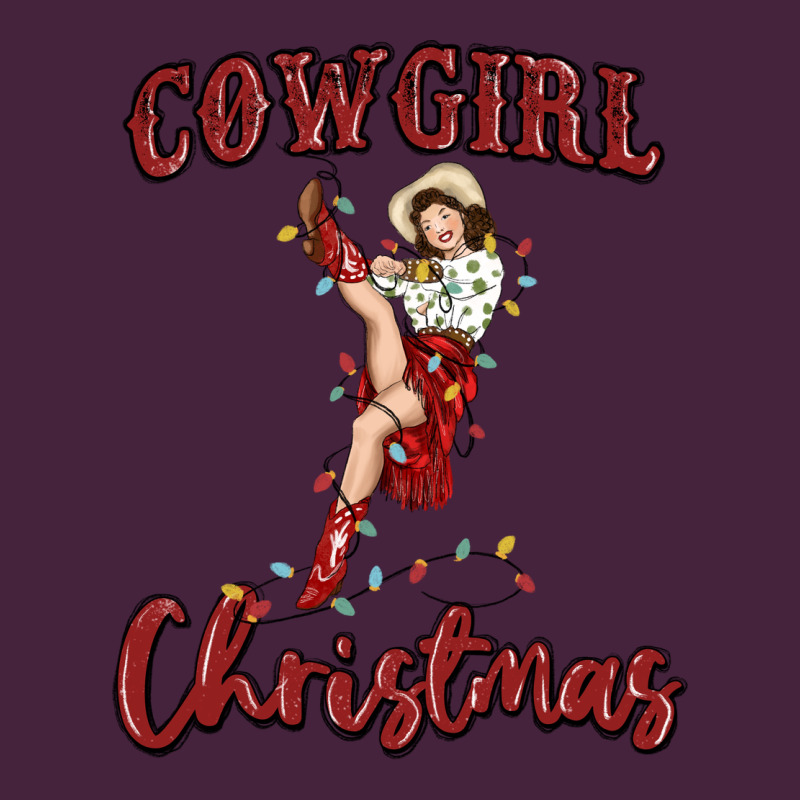 Cowgirl Christmas Premium Tee by MaliasSmallBusiness | Teevron