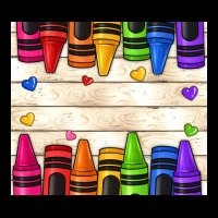 Custom Teacher Name Crayons Heavy Core Tee | Teevron