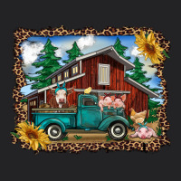 Western Barn With Farm Animals Vintage Tee | Teevron